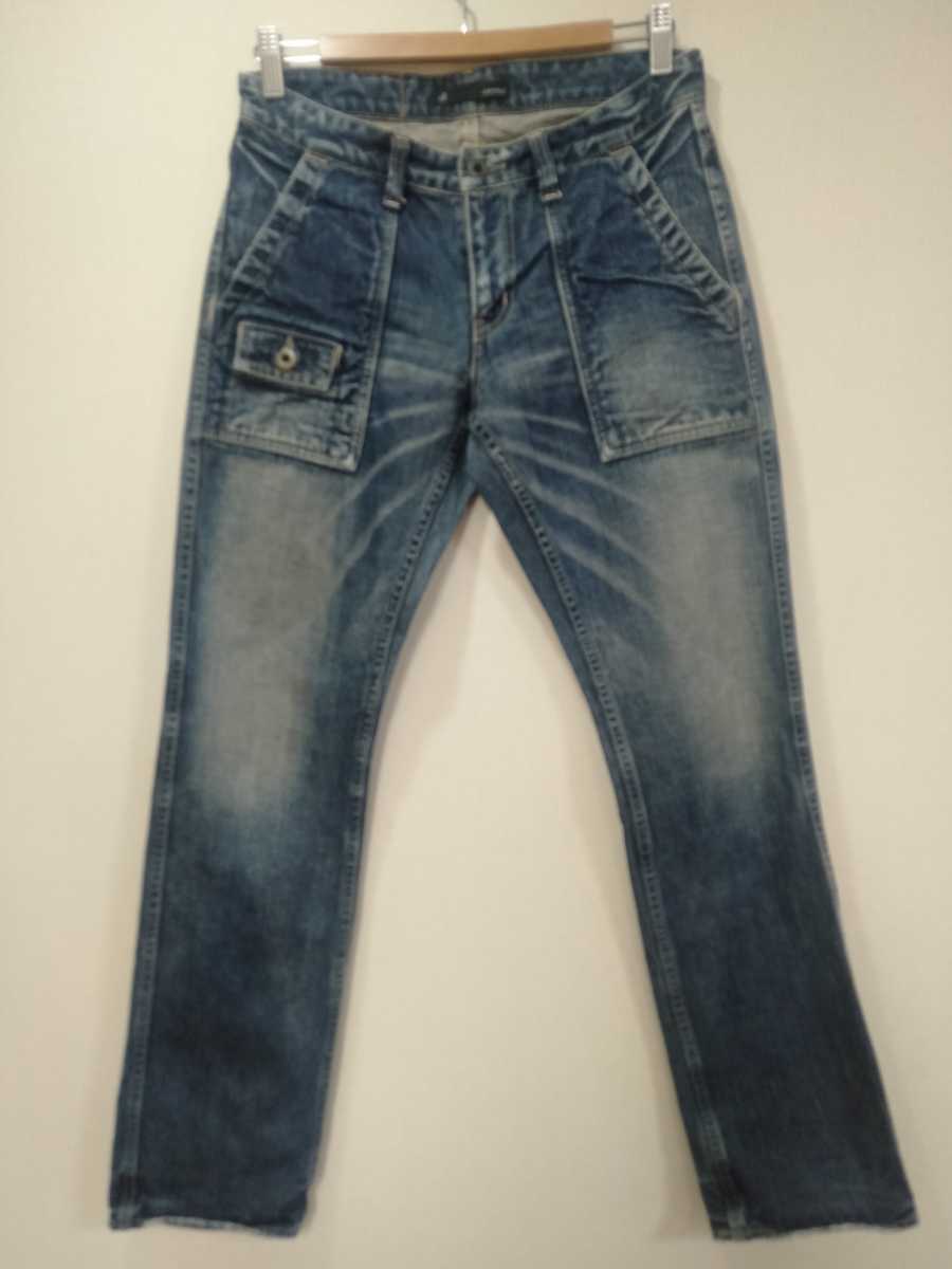  Johnbull Denim pants size M \\ John bull color .. eminent . island Denim Okayama reticulum hige.. American Casual reissue 