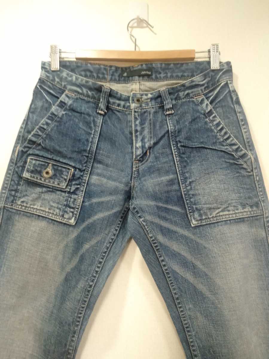  Johnbull Denim pants size M \\ John bull color .. eminent . island Denim Okayama reticulum hige.. American Casual reissue 