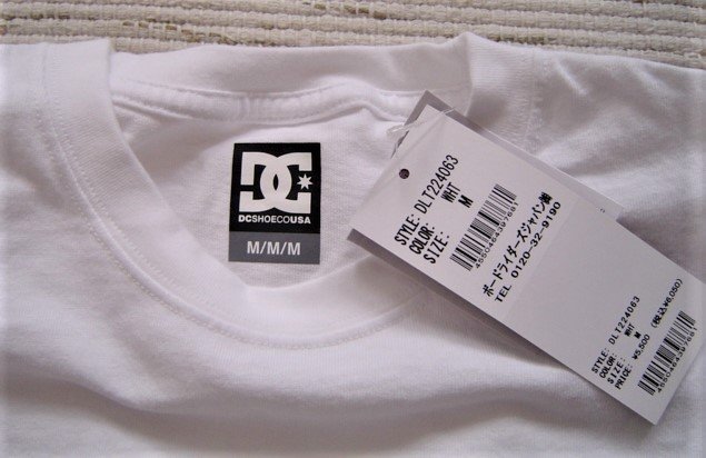 送料無料 セール DC ディーシー SHOECOUSA DC プリント ロングスリーブ Tシャツ 長袖 リラックス 白 L DLJ224063 メンズ レディース 人気_画像5