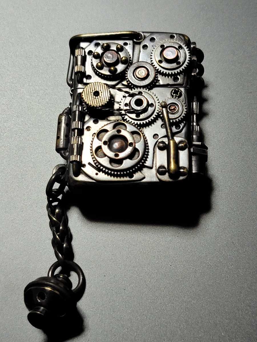 新品未使用 ジッポ スチームパンク 燻し加工 碇 ハンドメイド 手製 www