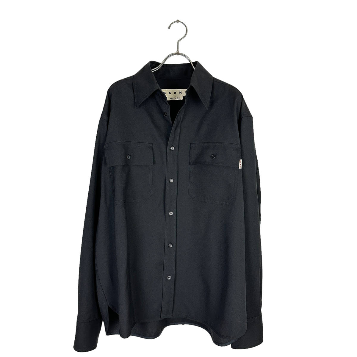 ランキング第1位 MARNI(マルニ) tropical wool shirt 21SS (black