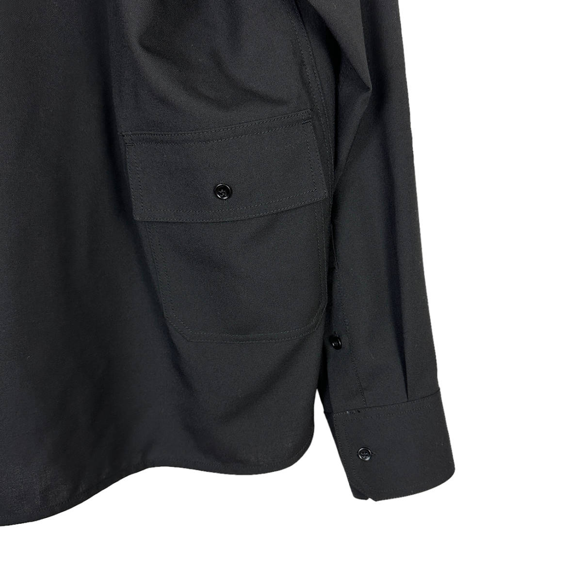 MARNI(マルニ) tropical wool shirt 21SS (black) | noonanwaste.com