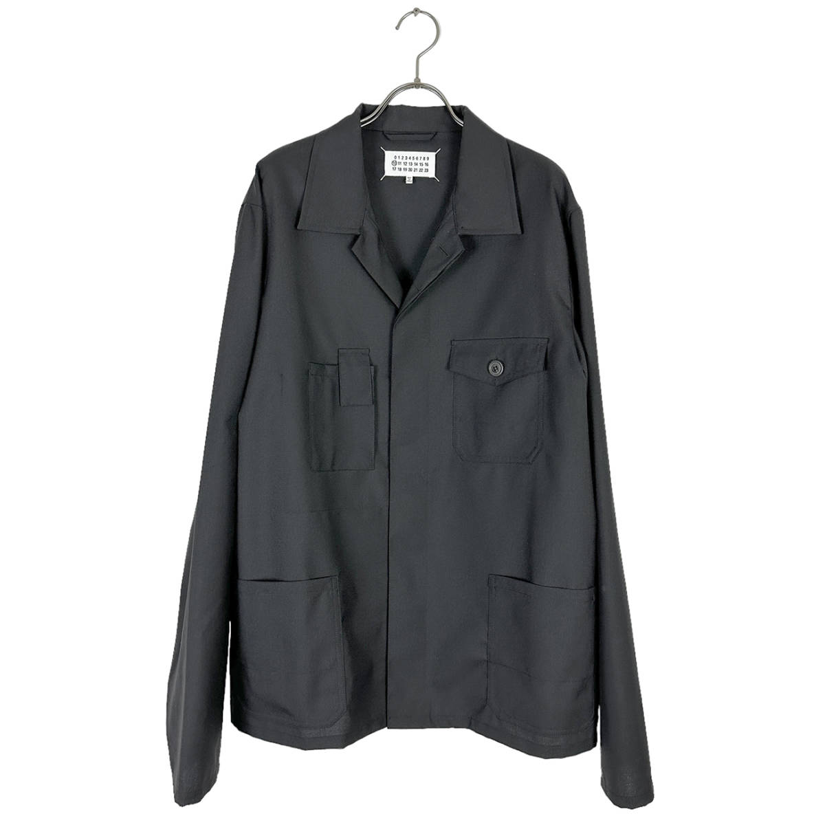 Maison Margiela(メゾン マルジェラ) wool shirt jacket 2020SS (black)