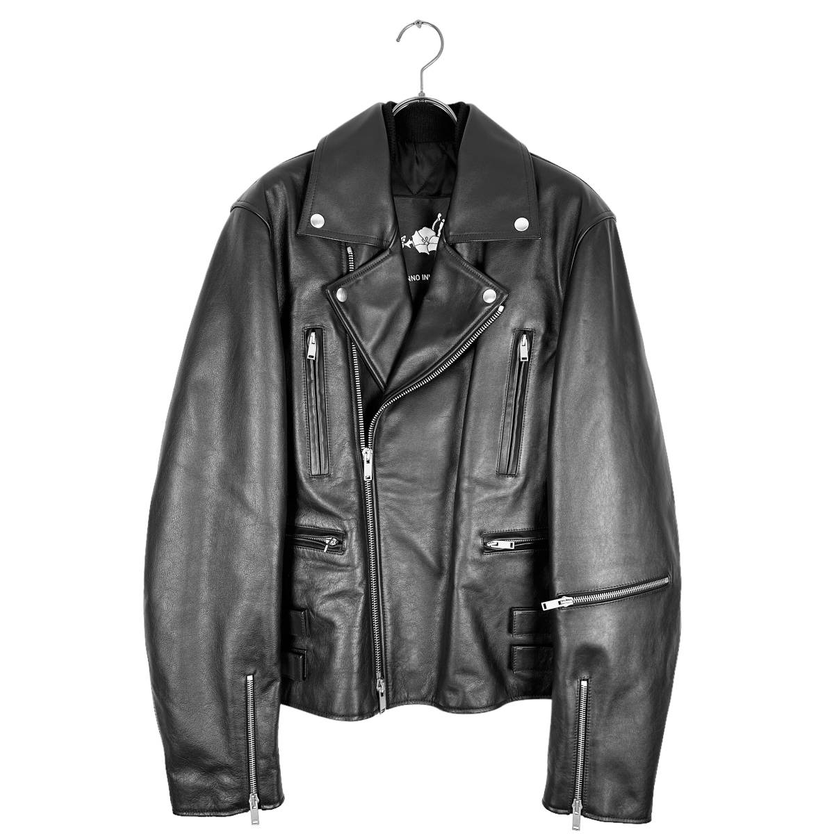 【20%OFF】JIL SANDER(ジルサンダー) Santa Maria Novella leather JKT (black)