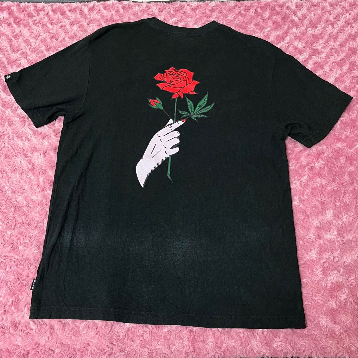 Afends. DESIGN TEE Rose Back HEMP cotton 半袖Tシャツ