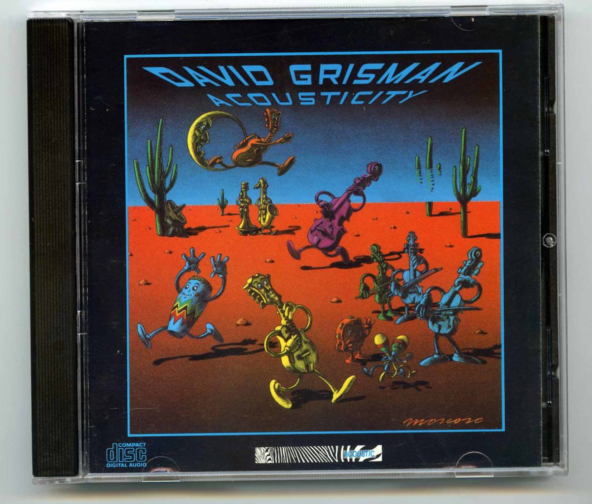 David Grisman（デヴィッド・グリスマン）CD「Acousticity」 US盤オリジナル ZEAD 6153 新品同様_画像1
