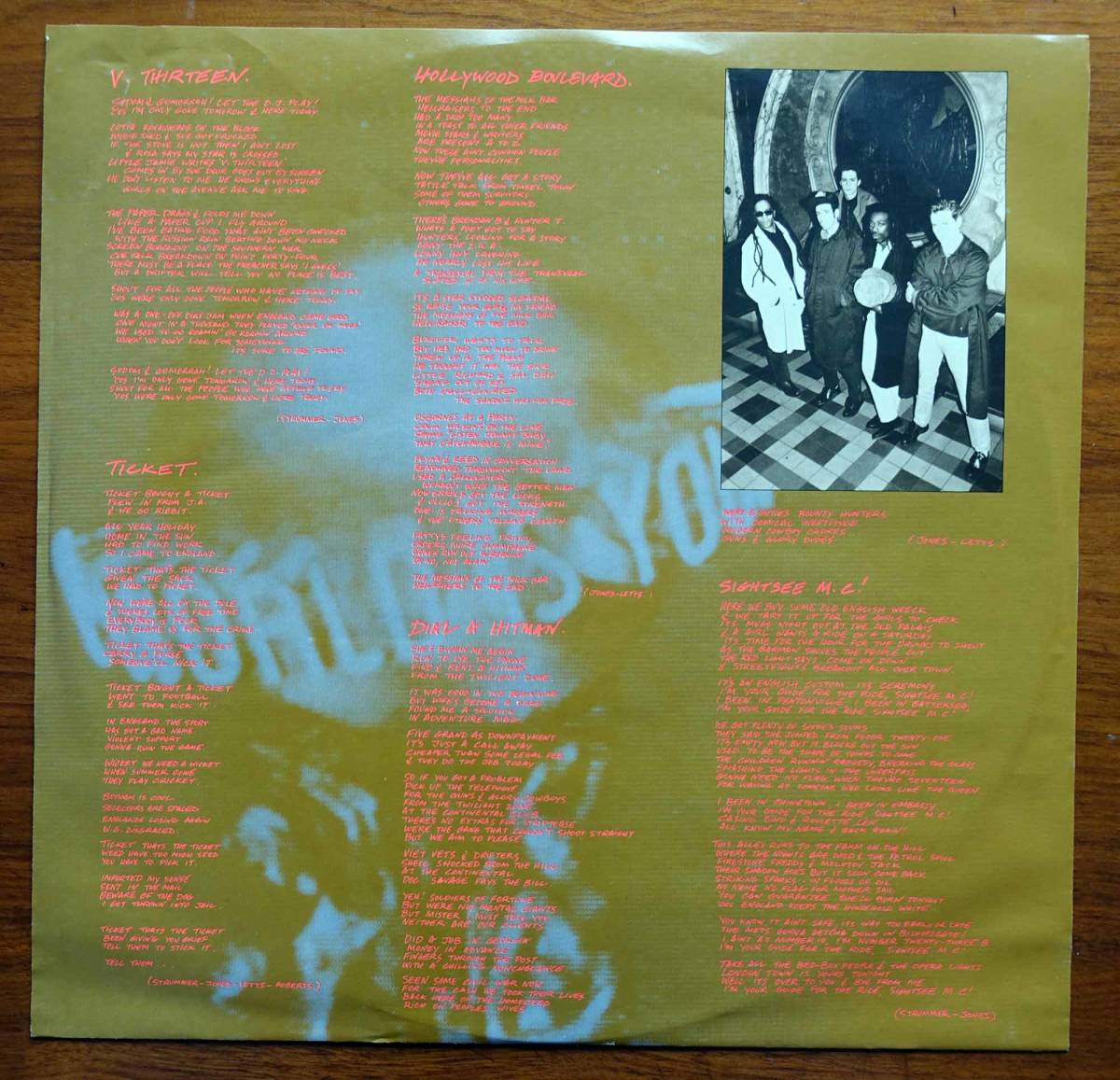Big Audio Dynamite（ビッグ・オーディオ・ダイナマイト）LP「No. 10, Upping St.」US盤オリジナル BFC 40445 美盤 prod.by Joe Strummer_画像3