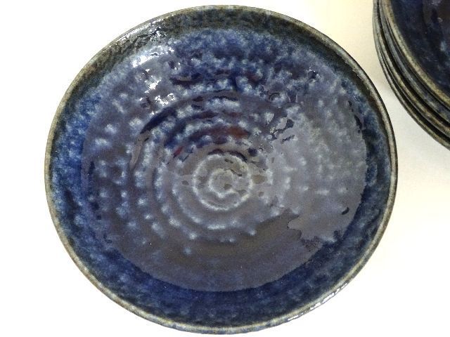 特価☆新品 ブルーイラボ 5.5寸浅鉢5個セット◎美濃焼 浅鉢 深皿 おでん皿の画像3