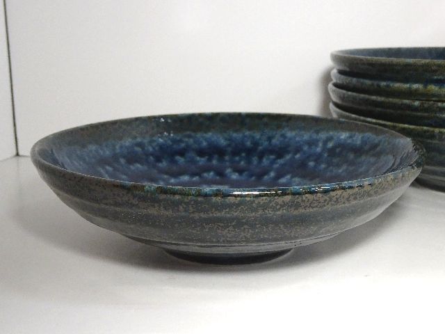 特価☆新品 ブルーイラボ 5.5寸浅鉢5個セット◎美濃焼 浅鉢 深皿 おでん皿の画像2
