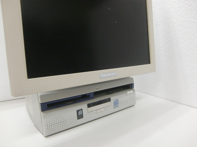  Junk Mebius liquid crystal desk top one body SHARP PC-DJ90V case monitor 