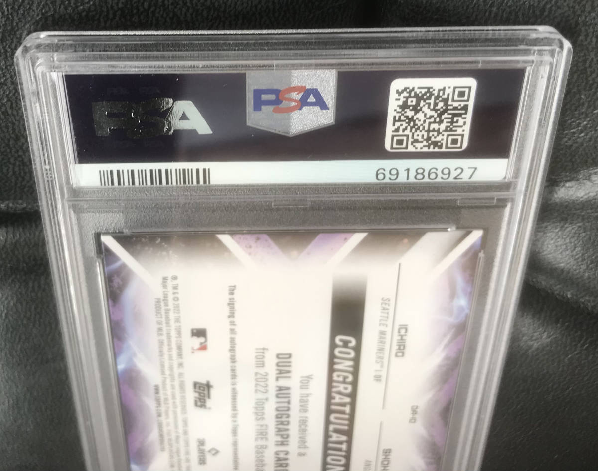 PSA/DNA 鑑定済 本物 大谷翔平 イチロー 直筆サインカード Topps PSA/DNA 鑑定済 本物 大谷翔平 イチロー 直筆サインカード Topps