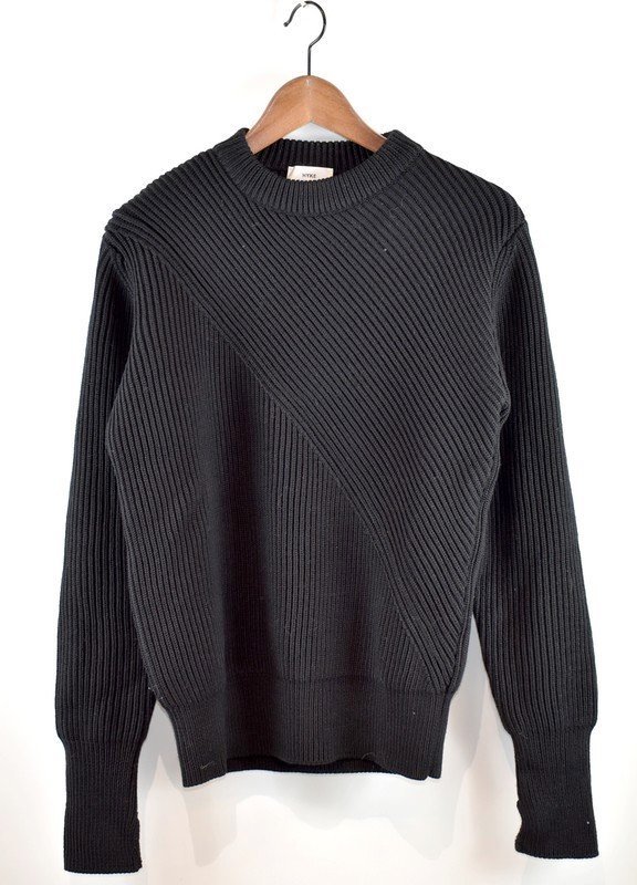HYKE/ハイク 18AW リブクルーネックセーター ニット サイズ:2 カラー