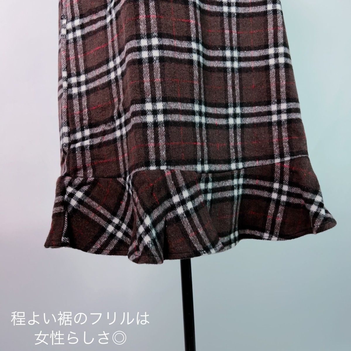 NieR 秋冬用ウールタッチジャンパースカート【BROWN】｜Yahoo!フリマ
