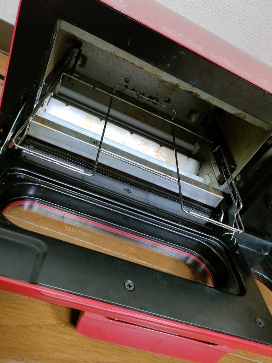 1円〜 SHARP シャープ HEALSIO ヘルシオ AX-H1-R ウォーターオーブン専用機 2017年製 赤系 レッド系 トースター あたため ノンフライ調理の画像10