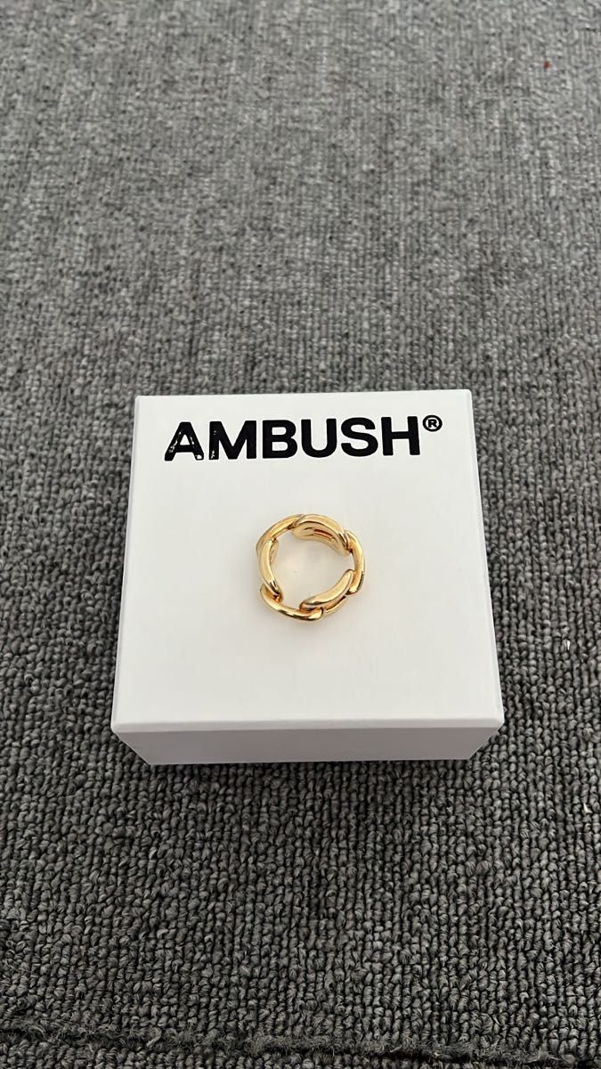 AMBUSH リング モーガン蔵人着用 AMBUSH チェーン2リング | www