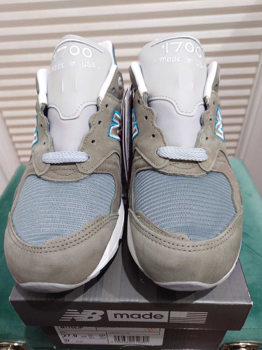 新品! USA製 ニューバランス　M1700 JP　グレー　9D　27　アメリカ製　576　996　1300　1400　1500　1700　new balance_画像2