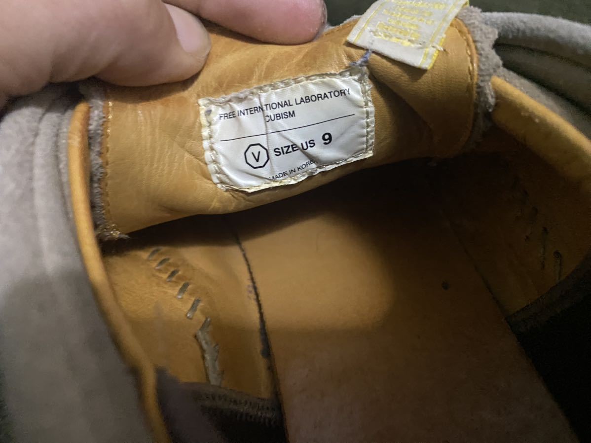 売り切り 正規品 visvim ビズビム FBT スウェード 革紐 靴 シューズ スニーカー US9 27cm ( FCRB NIKE ナイキ_画像6