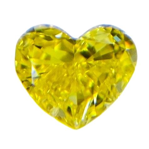 FANCY VIVID YELLOW 0.165ct HS/RT1742/CGL