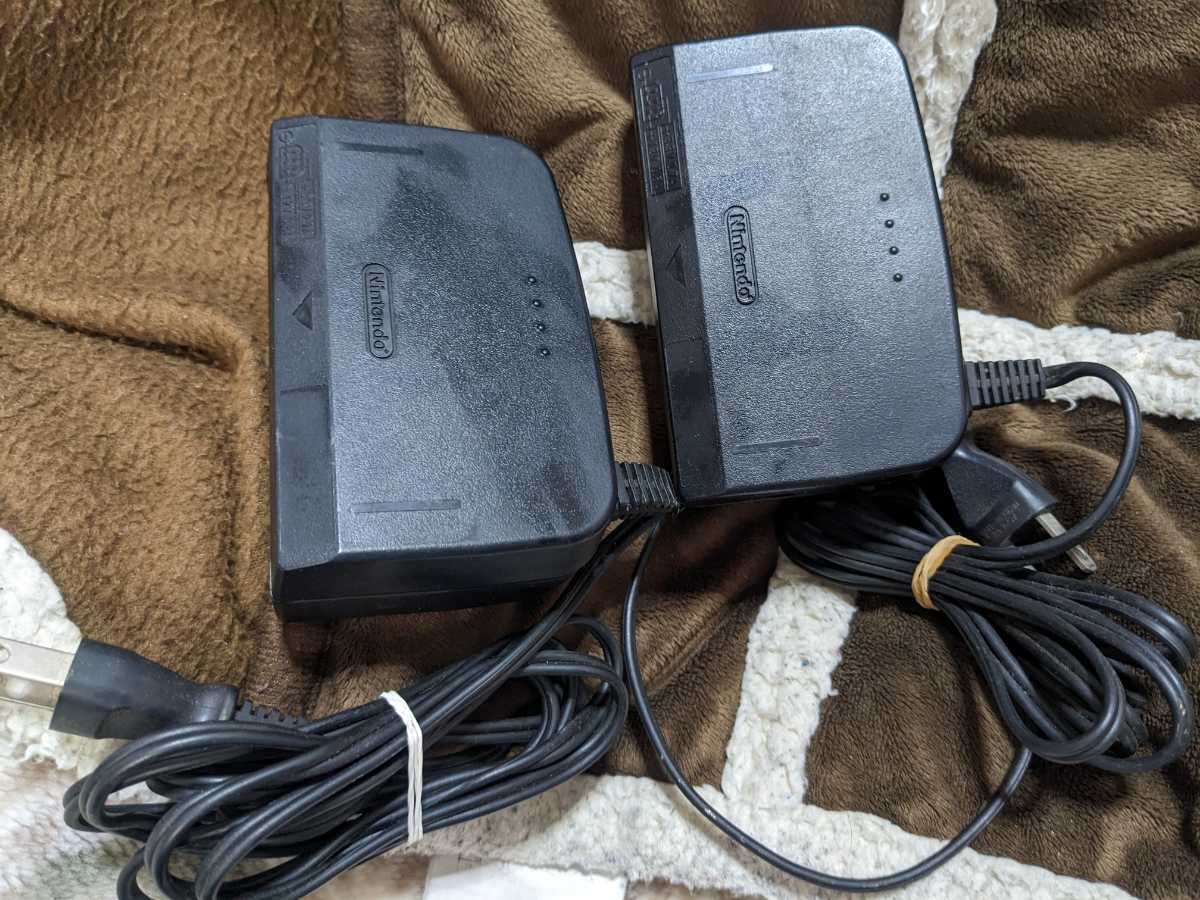 爆買いしたい 匿名配送2個】NINTENDO64 純正品 NUS-002 本体 ACアダプター 本体、アクセサリー
