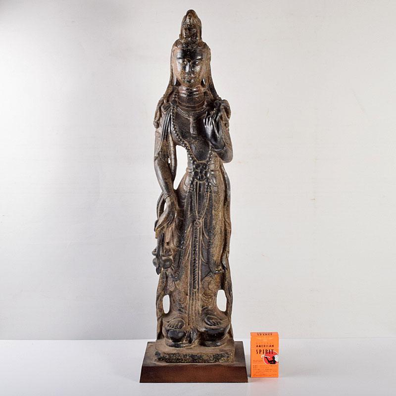 仏教美術 樹脂製 十二面観世音菩薩像 仏像 重さ約3.64㎏ G R4768C-