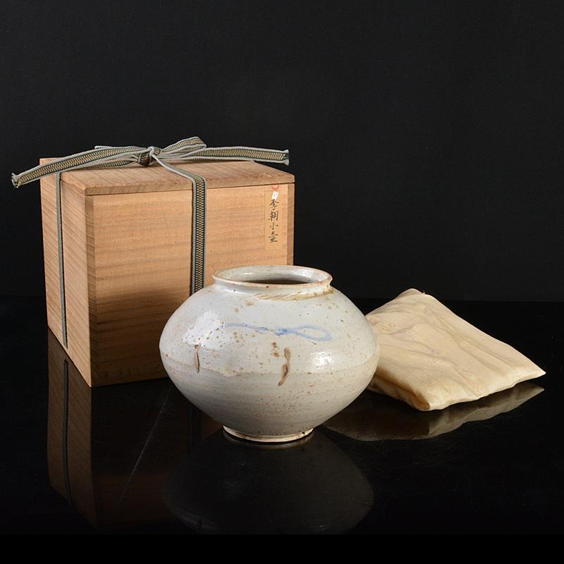 朝鮮美術 李朝 高麗白磁 鉢 碗 時代箱 V R4447 日本販促品