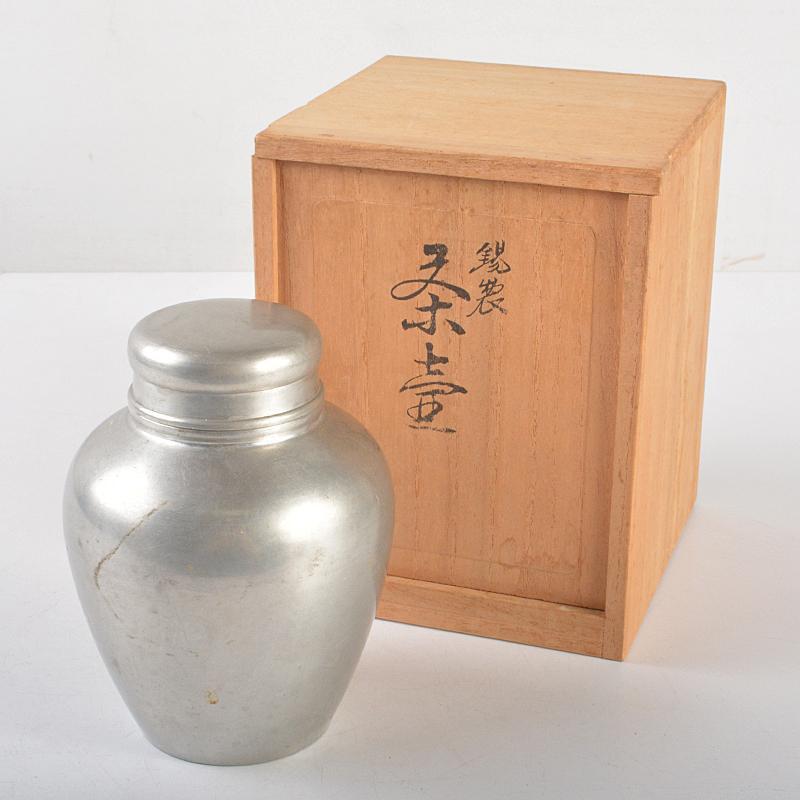 煎茶道具 古錫 茶壷 茶心壷 約171g V R4828-