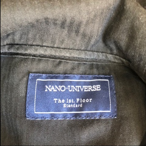 NANO UNIVERSE ナノユニバース メンズ ブルゾン ブラック 黒 ジャケット アウター 防寒 Sサイズ 機能素材 撥水 フード トラベル_画像3