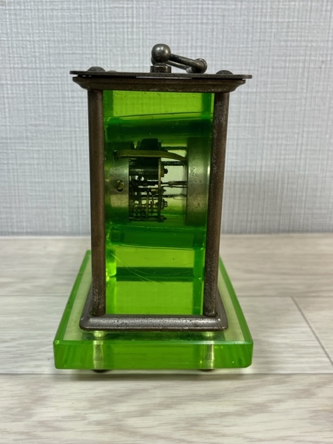 精工舎 大正ウランガラス ウラン時計 置時計 手巻き 時計 精工舎 大正ウランガラス ウラン時計 置時計 手巻き 時計