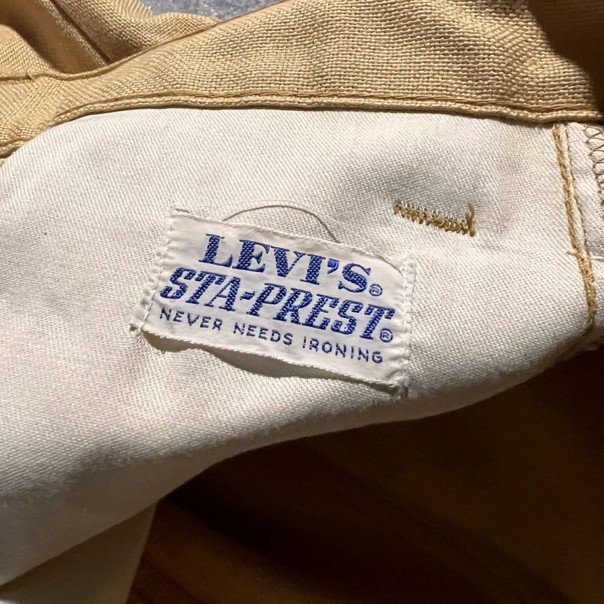 価格は安く 70s Levi's STA-PREST 646-4473 DEAD STOCK W34