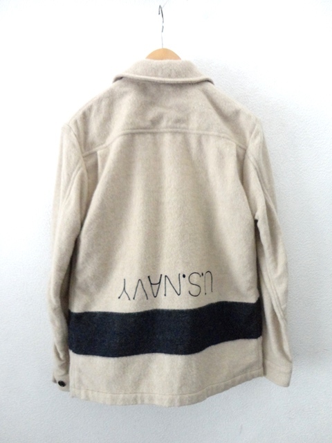 NEXUS VII:ネクサスセブン/A-1 BLANCKET JK/US NAVY ウール ブランケット ミリタリー ジャケット/カーキ/size46(M相当)_画像8