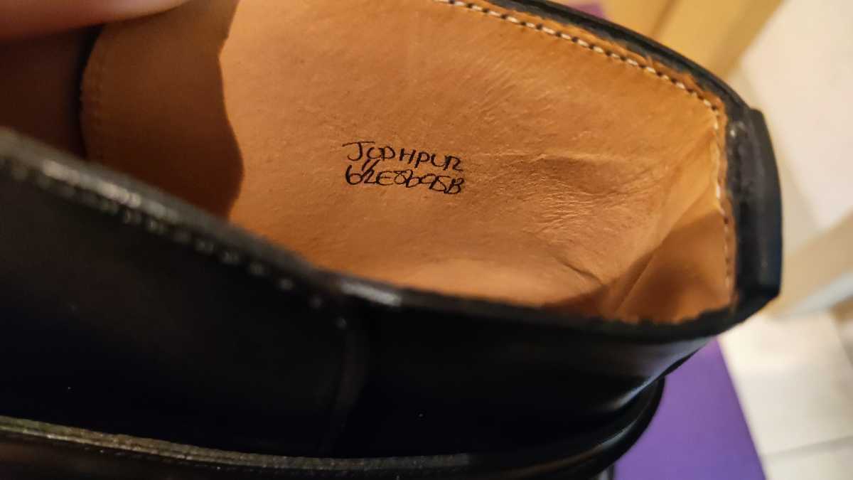 ※幻の復刻モデル　JOHN LOBB　JODHPUR　ジョッパーブーツ6.5E　定価33万8000円　未使用品