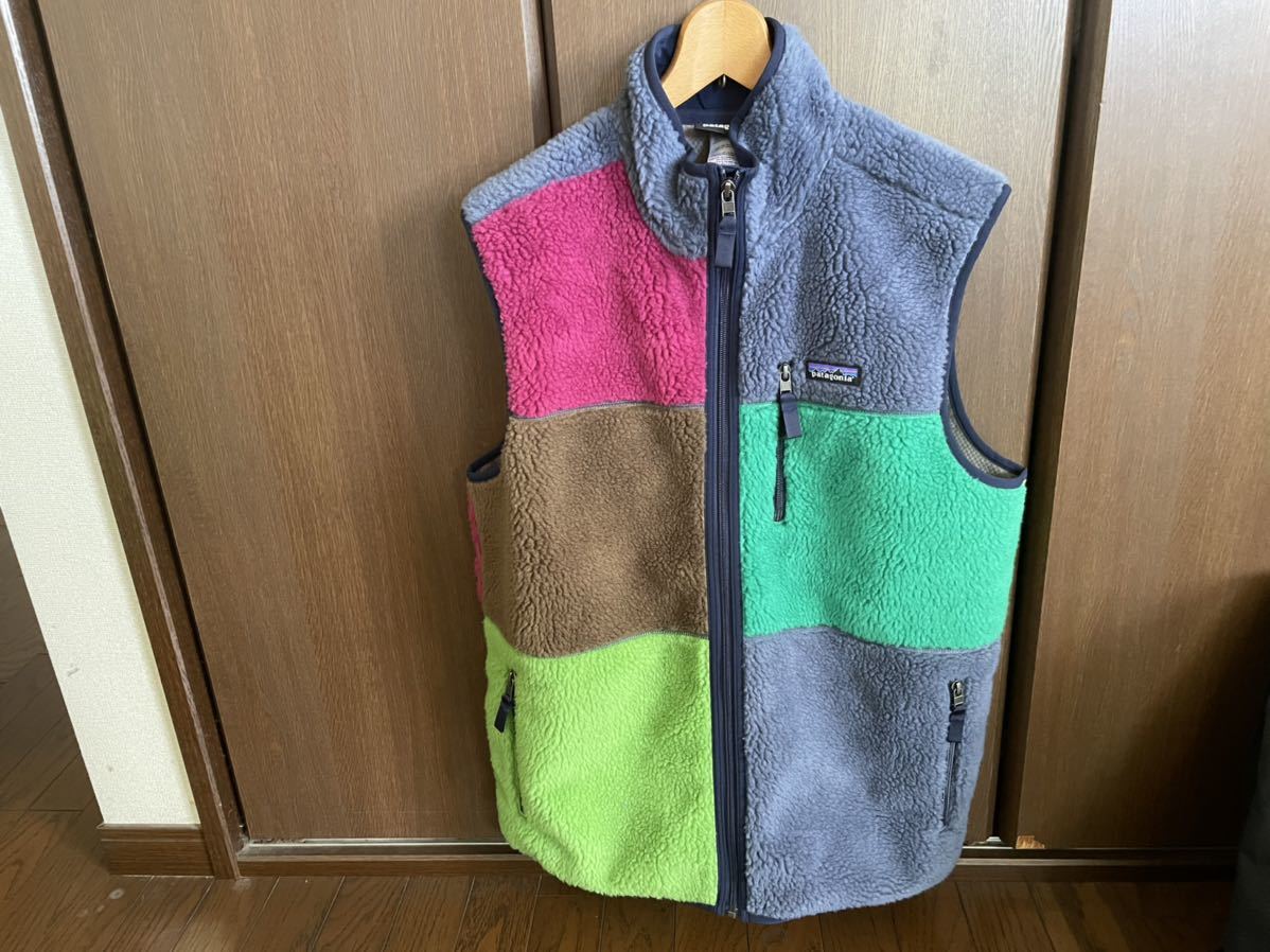 日本限定モデル☆ patagonia パタゴニアパッチワーク レトロX ベスト