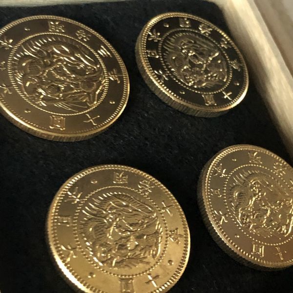 ◇SALE公式 金貨明治3年 レプリカプルーフ調 レプリカ明治3年20円