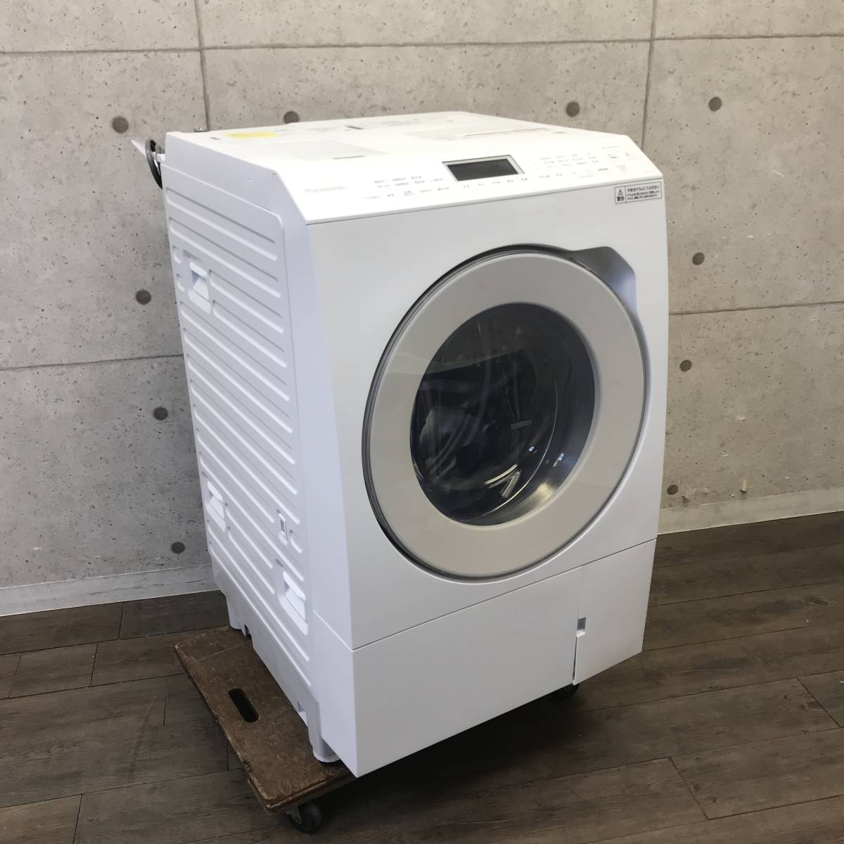 【送料無料】22年製 ななめドラム洗濯乾燥機 パナソニック NA-LX125AL 洗濯容量12kg マットホワイト スゴ落ち泡洗浄 I1215-2