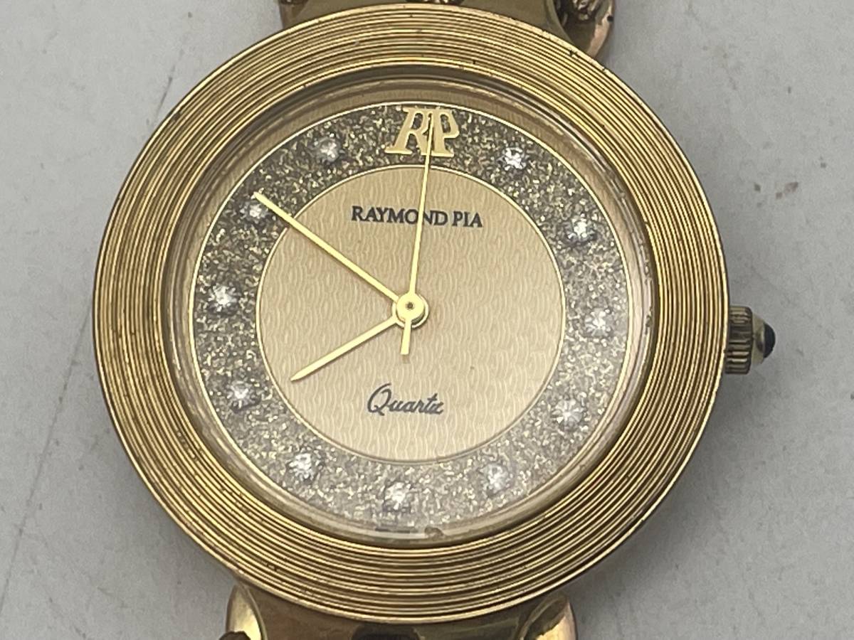 RAYMONDPIA レイモンドピア　本物　RP337　フルゴールド　ブリンブリンギラギラ　メンズ腕時計　稼働品_画像10