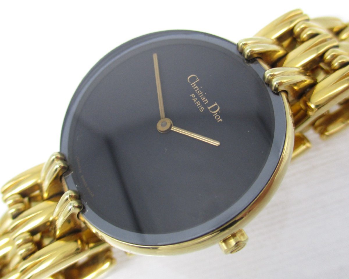 クリスチャンディオールバギラ ブラックムーン D46-154-4レディース腕時計