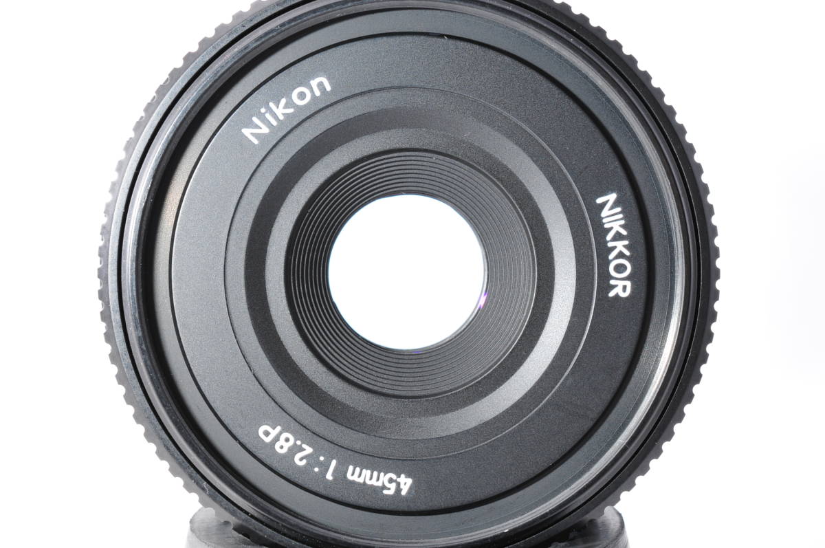 ☆新品同様☆ Nikon Ai-s NIKKOR 45mm F2.8P #817 カメラ レンズ(単