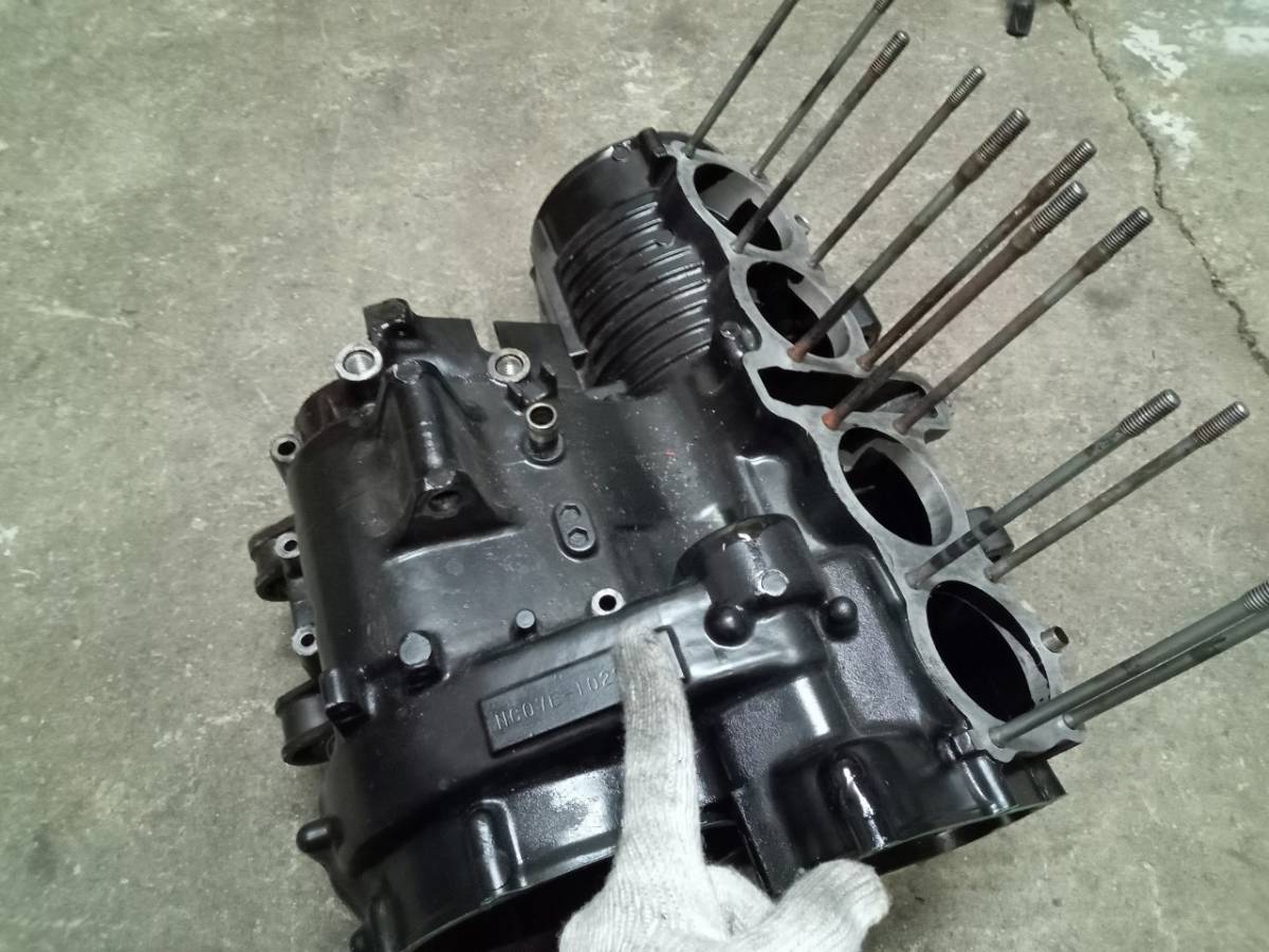 CBX400F クランクケース エンジン オーバーホールベース オートバイ