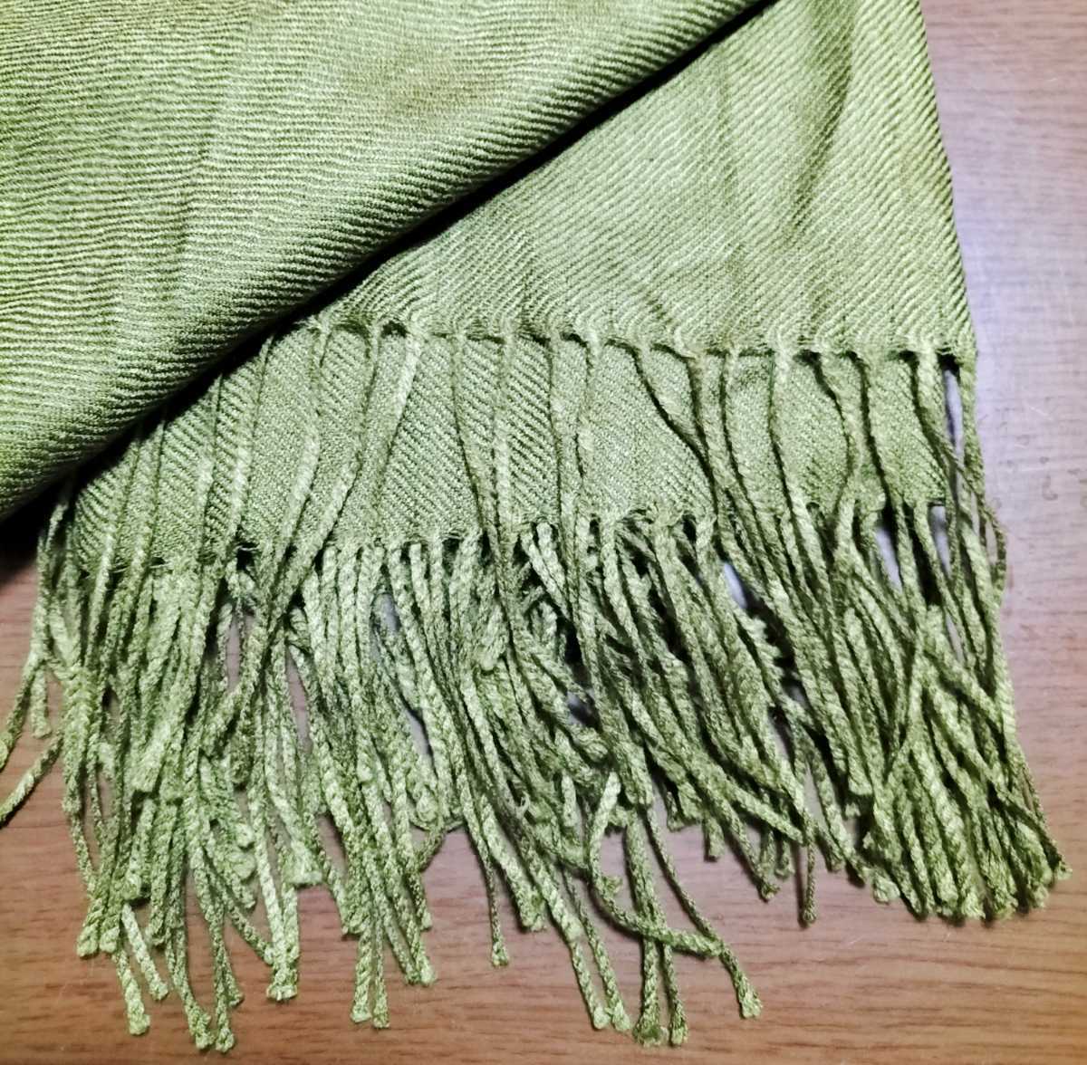 3 紅樺-Benikaba-草木染め手織りパシュミナシルク大判ストール 小物
