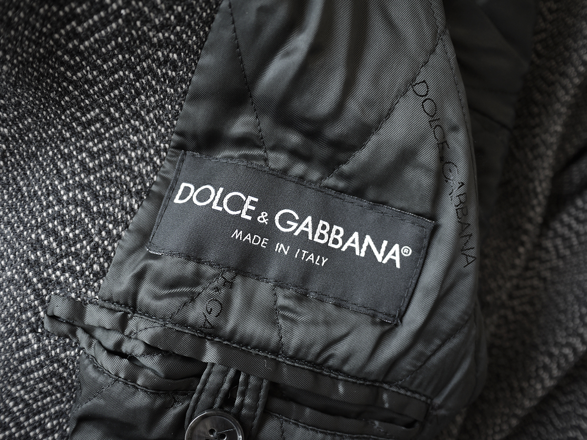 正規品 ドルチェ＆ガッバーナ Dolce & Gabbana ウールメルトン ダブルブレスト コートジャケット ブルゾン スーツにも最適 D＆G_画像7