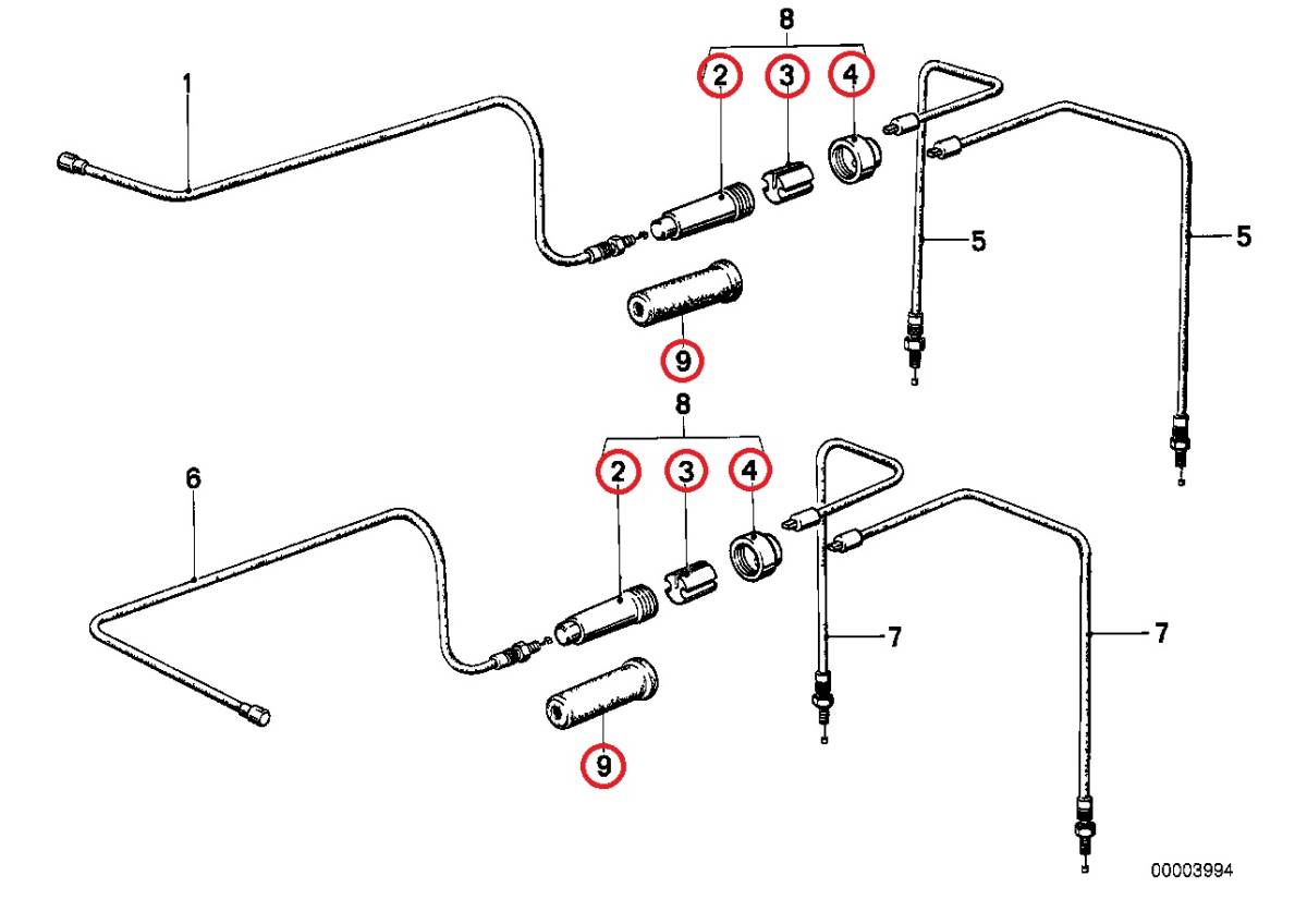 BMW　ケーブル調整器　ステンレス　スロットル・チョークケーブル　ジャンクションBOX　R100RS　R100RT　R100GS　R100R_画像3