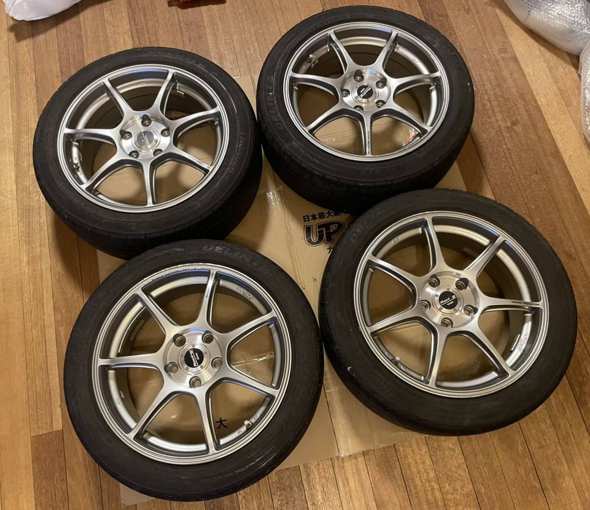 れがござい 205/50R17 17インチ ENKEI エンケイ PF01 7.5J 7.50-17