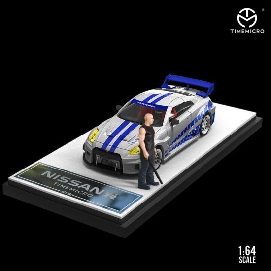 新品> TIMEMICRO 日産 GT-R フィギュア付き 1/64サイズ