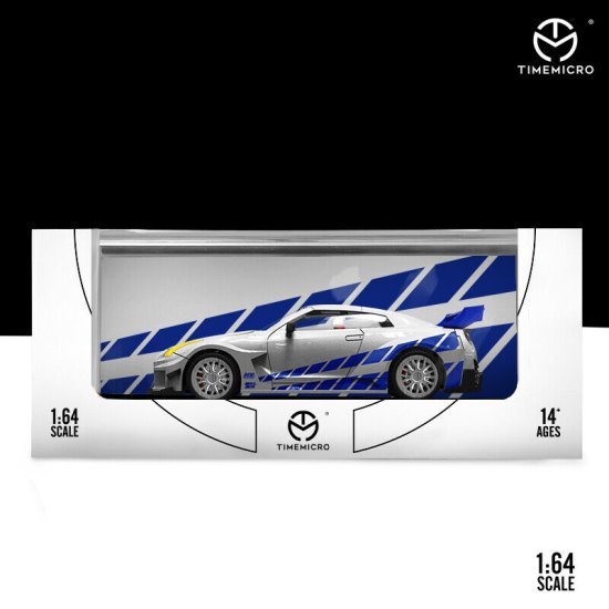 新品> TIMEMICRO 日産 GT-R フィギュア付き 1/64サイズ