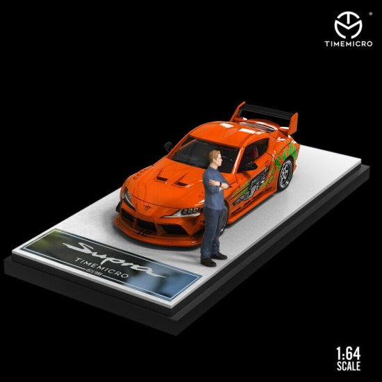 <新品> TIMEMICRO トヨタ スープラ フィギュア付き 1/64サイズ