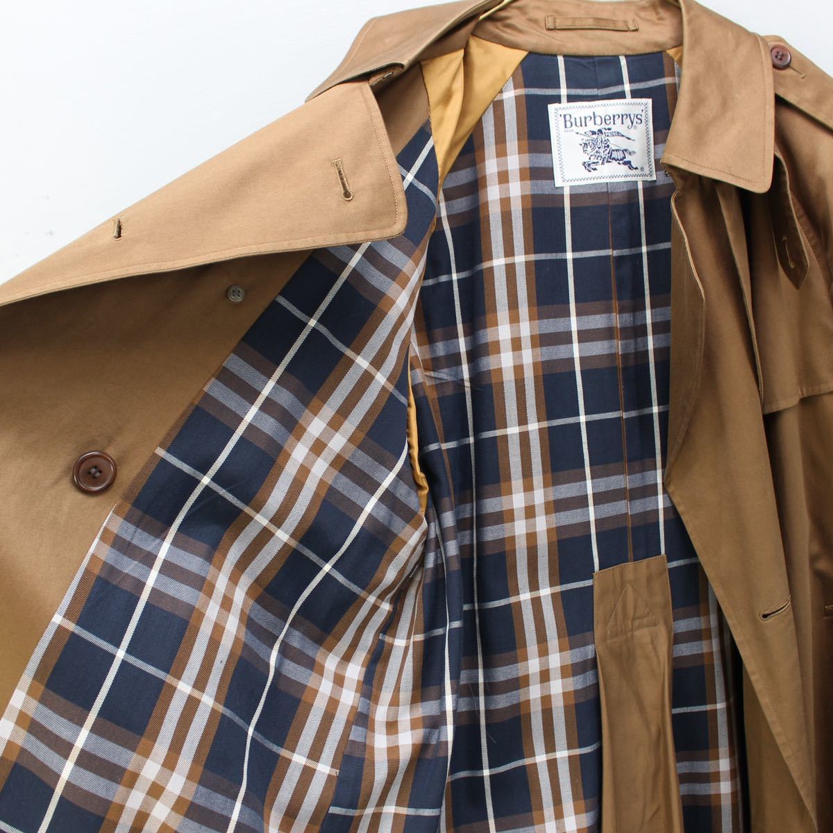 Burberrys BROWN COLOR LONG TRENCH COAT/バーバリーズブラウンカラーロングトレンチコート
