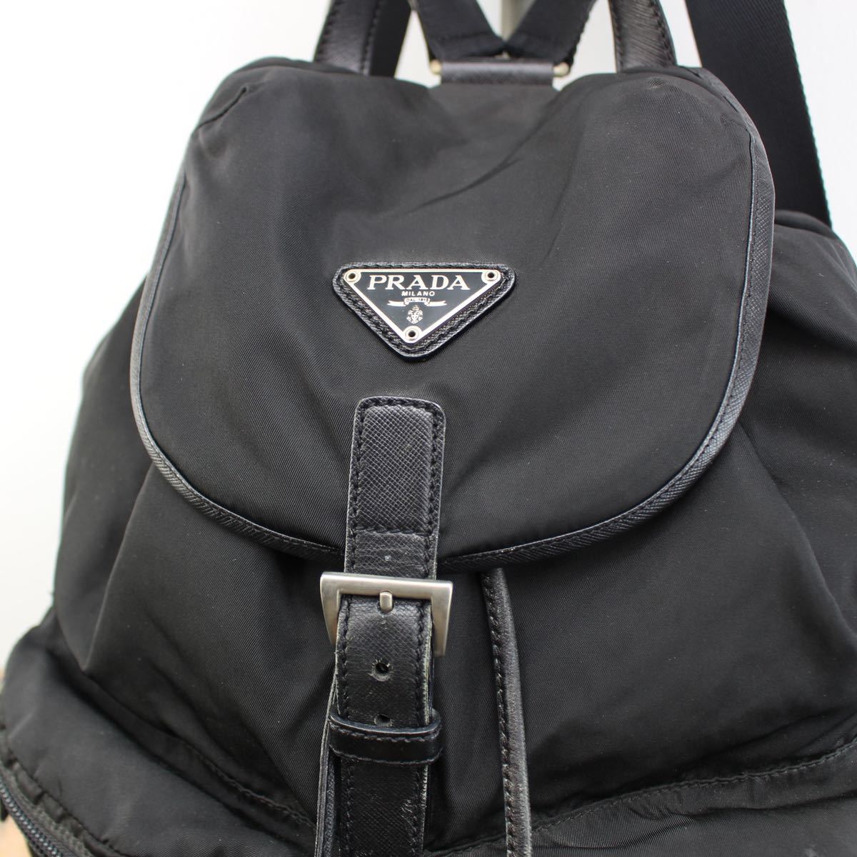 PRADA プラダロゴナイロンリュックサック+sma-laigle.fr
