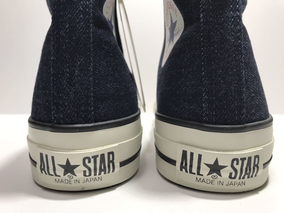 未使用!! コンバース 日本製 HI J ネイビー US オールスター DENIM
