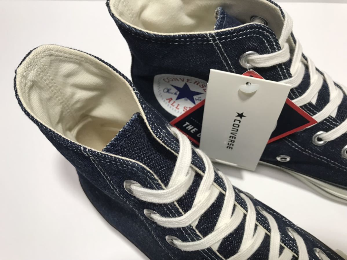 未使用!! コンバース 日本製 HI J ネイビー US オールスター DENIM
