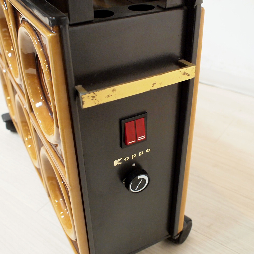  west Germany Koppe marble × tile heater electric stove heating search ) higashi ./ Northern Europe / Vintage / antique 